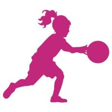Girl Playing Basketball