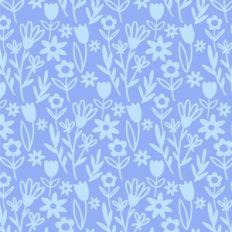 Indigo Flower Pattern