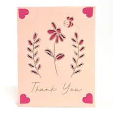 Floral Thank You Card