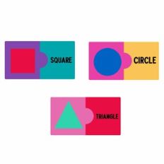 Shape Puzzle Game Activity - Square, Circle and Triangle