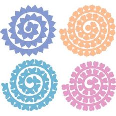 3D Rolled flowers