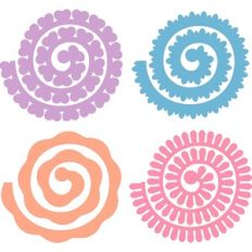 3D Rolled Flowers