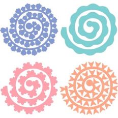 3D Rolled Flowers