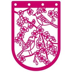 Birds in Blossom Bunting Flag Banner