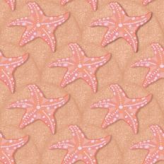 Starfish Seamless Pattern