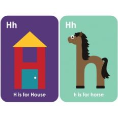 letter 'h' flashcard