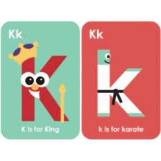 letter 'k' flashcard