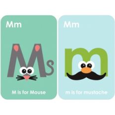 letter 'm' flashcard