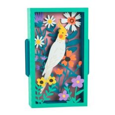 Wildflower Cockatiel 3D Slot Card