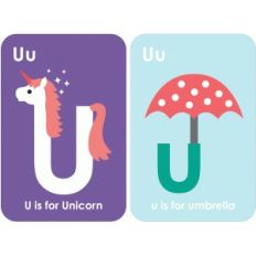 letter 'u' flashcard