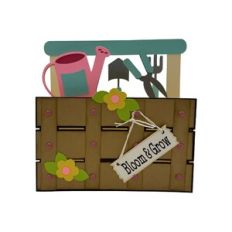 Garden Tool Box 3D Box Card