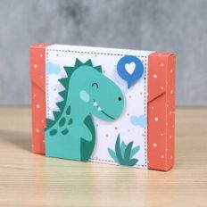 Envelope Box Medium Dino