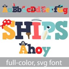Ships Ahoy Color Font