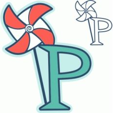 'p' is for pinwheel (samantha walker)