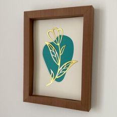 FLORAL DECORATIVE FRAME - HOME DECOR