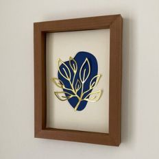 FLORAL DECORATIVE FRAME - HOME DECOR