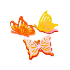 3D Butterflies Set