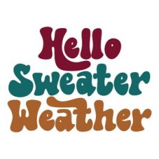 Hello Sweater Weather
