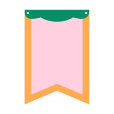 Cloud Topper Pennant Banner