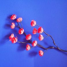 Red Plum Blossoms