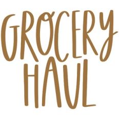 Grocery Haul