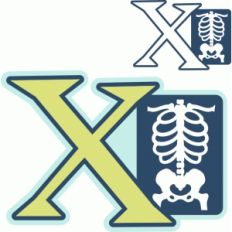 'x' is for x-ray