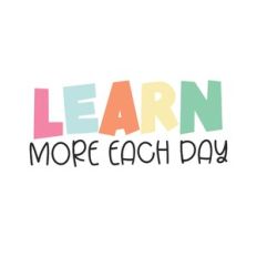Learn More Each Day