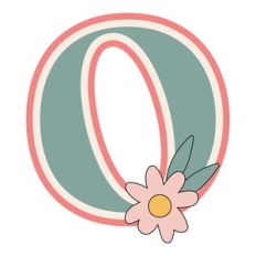 Daisy Shaker Monogram Number 0