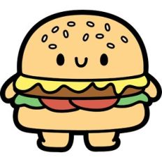 cute burger