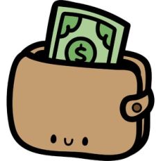 chibi money wallet