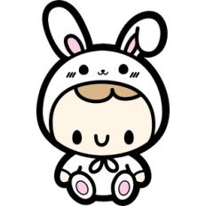baby in bunny costume