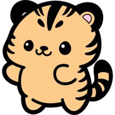 cute baby tiger