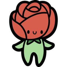 cute rose sprite