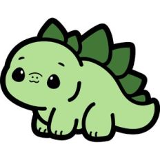 cute stegosaurus