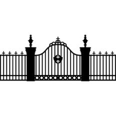 mansion entrance gate