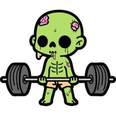 zombie deadlifting
