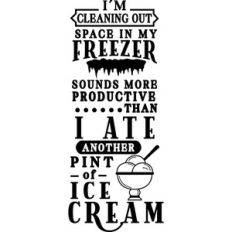 Cleaning Freezer Ate Ice Cream