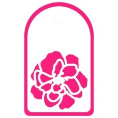 Camellia Flower Gift Tag