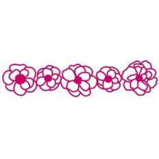 Camellia Flower Repeating Border