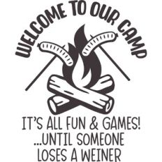 Welcome to our camp - it's all fun and games
