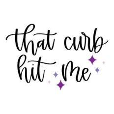 That Curb Hit Me