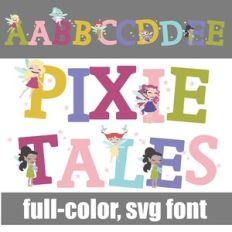 Pixie Tales Color Font
