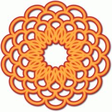 dhalia flower mat