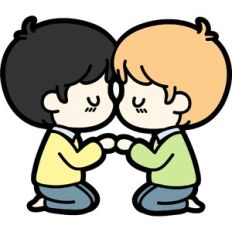 boy couple in love