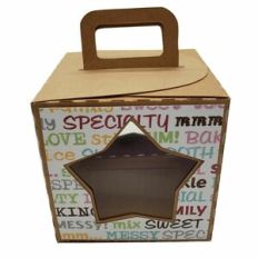 3D - Favor Box with Star Window