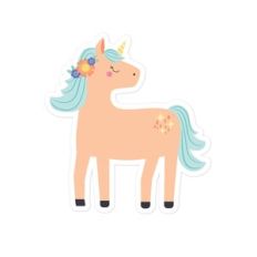 Orange Unicorn