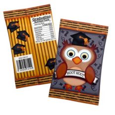 Graduation Owl Chip Bag