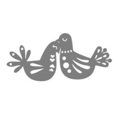 Love birds folk style