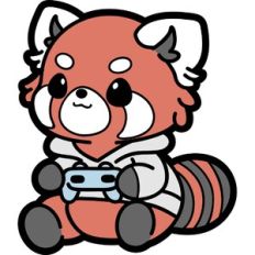 red panda gamer