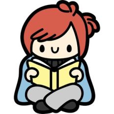 cozy reading girl